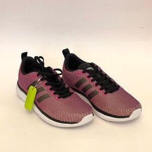 AdidasNeo Cloudfoam Super Flex Women's Black and Pink Sneakers
